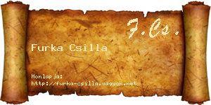 Furka Csilla névjegykártya
